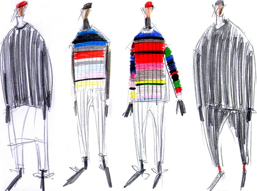 Эскизы коллекции осень-зима 2015