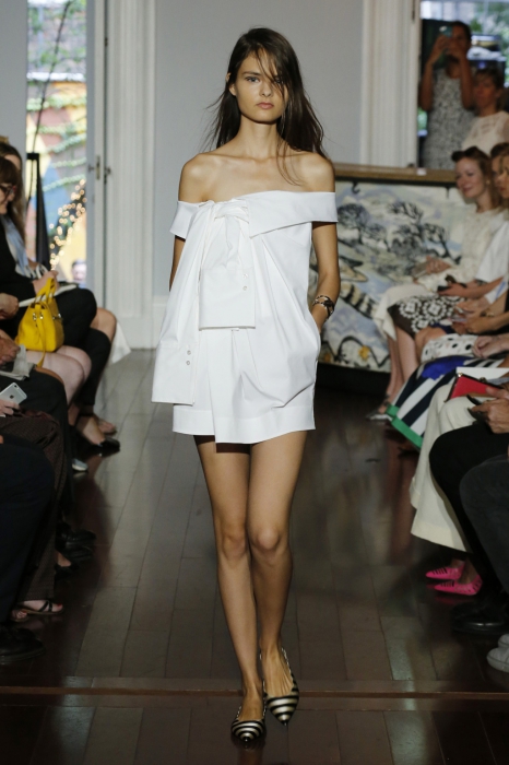 Аня Вострикова на показе Monse