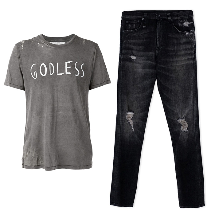 Слава Золотарев, байер DayNight «В вишлисте осенне-зимнего сезона — вещи почти базового гардероба: черные джинсы R13, рваные футболки Enfants Riches