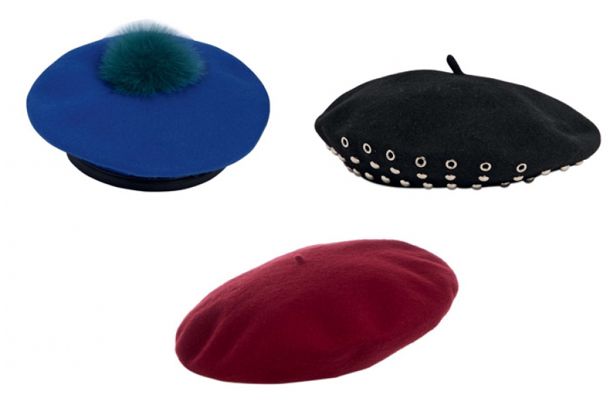 Береты: Eugenia Kim, 12945 руб. (ДЛТ), Marc Jacobs, 17718 руб. (names.ru), Gucci, 29000 руб. (Babochka Gallery)