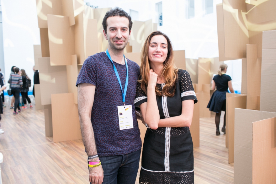 Галя Голованова и дизайнер Math-Studios Илькин Бахшиев