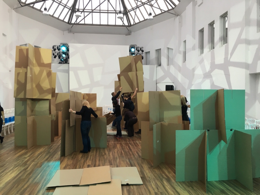 Подготовка к шоу Math-Studios