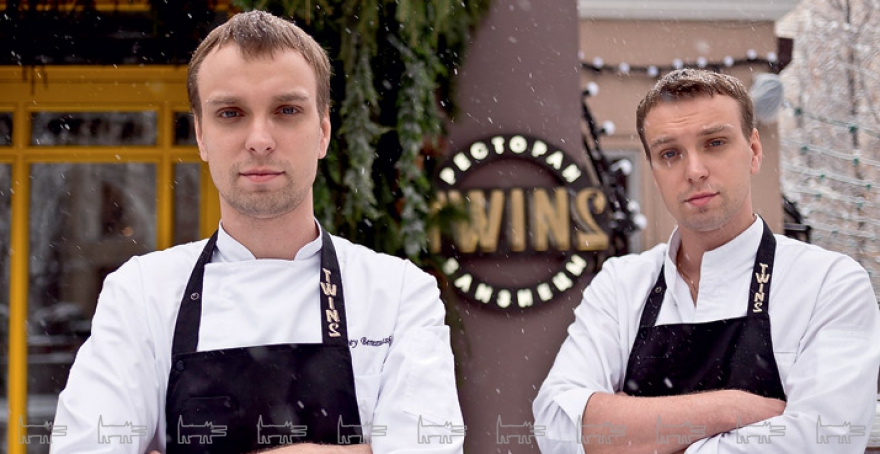 Шеф-повара Сергей и Иван Березуцкие в ресторане Twins