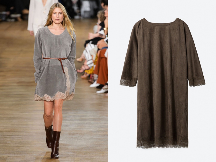 Chloe, около 80 000 руб.; Mango, 3 999 руб.