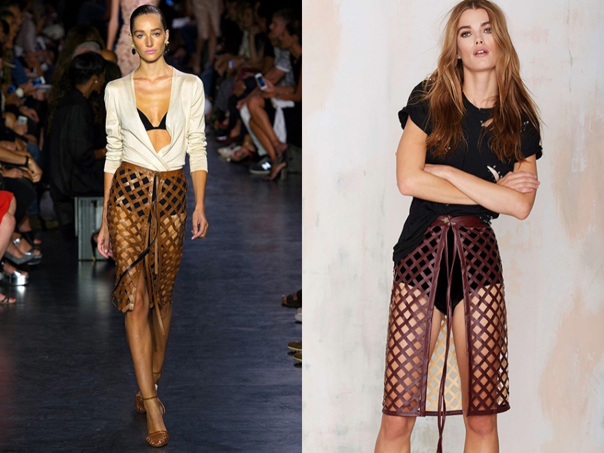 Юбка Altuzarra, около 80 000 руб.; Nasty Gal, 1 400 руб.