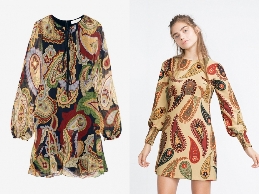 Chloe, 132 500 руб.; Zara, 1 299 руб.