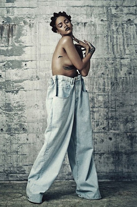 Съемка Рианны для ID Magazine, лето 2015