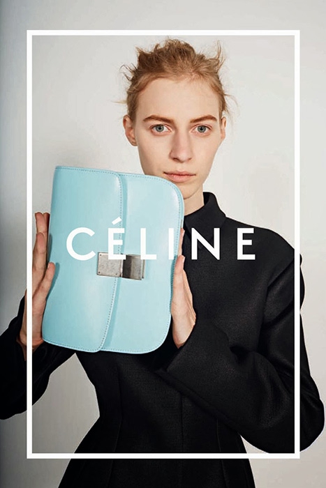 «Baby hair» в рекламной кампании Celine
