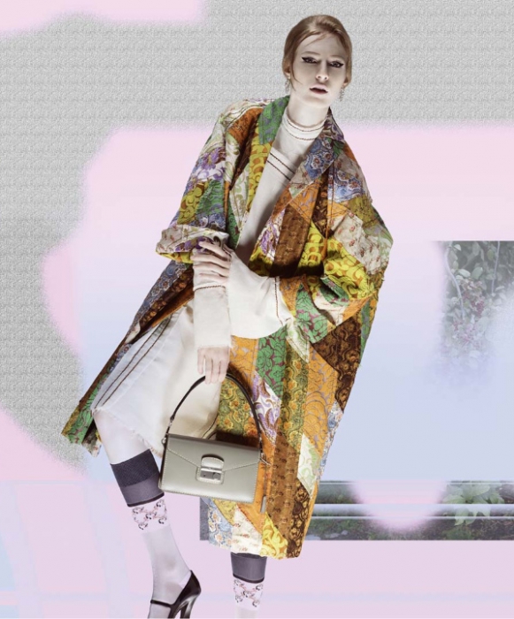 Лукбук Prada s/s 2015, оформленный Андреем Богушем