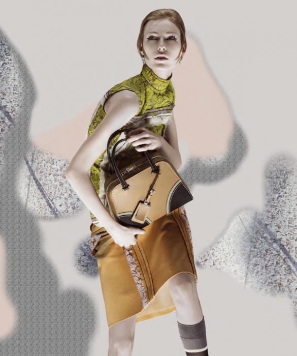Лукбук Prada s/s 2015, оформленный Андреем Богушем