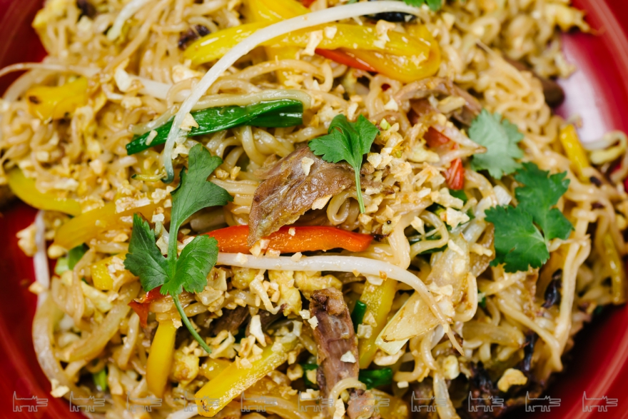 Яичная лапша с уткой