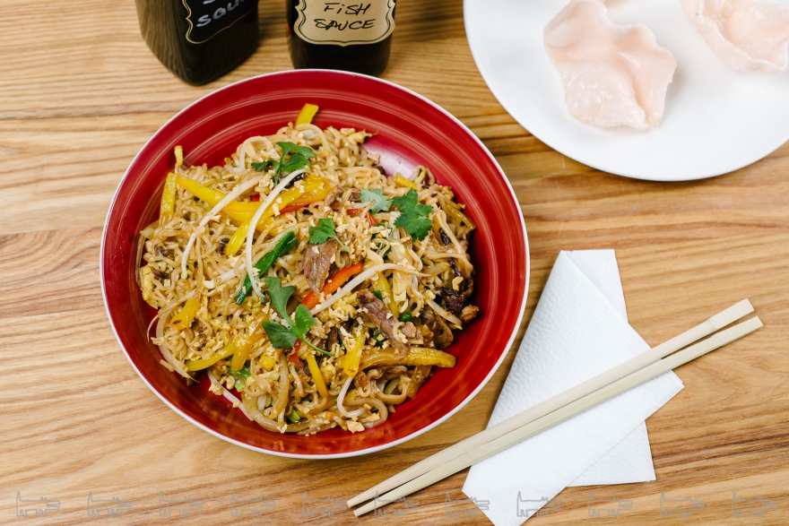 Яичная лапша с уткой