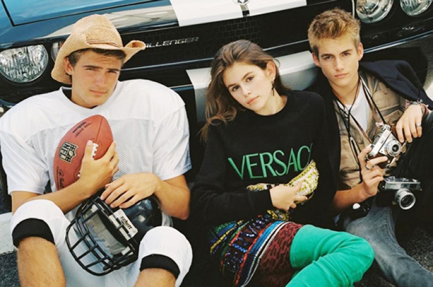 13-летняя Кайя Гербер, дочка Синди Кроуфорд, в съемке CR Fashion Book