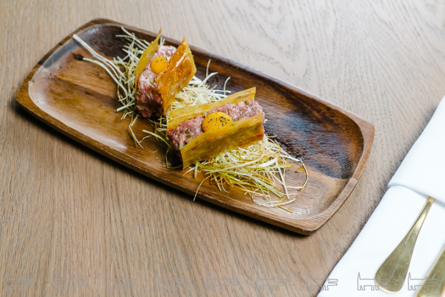 Тартар из брянской мраморной говядины