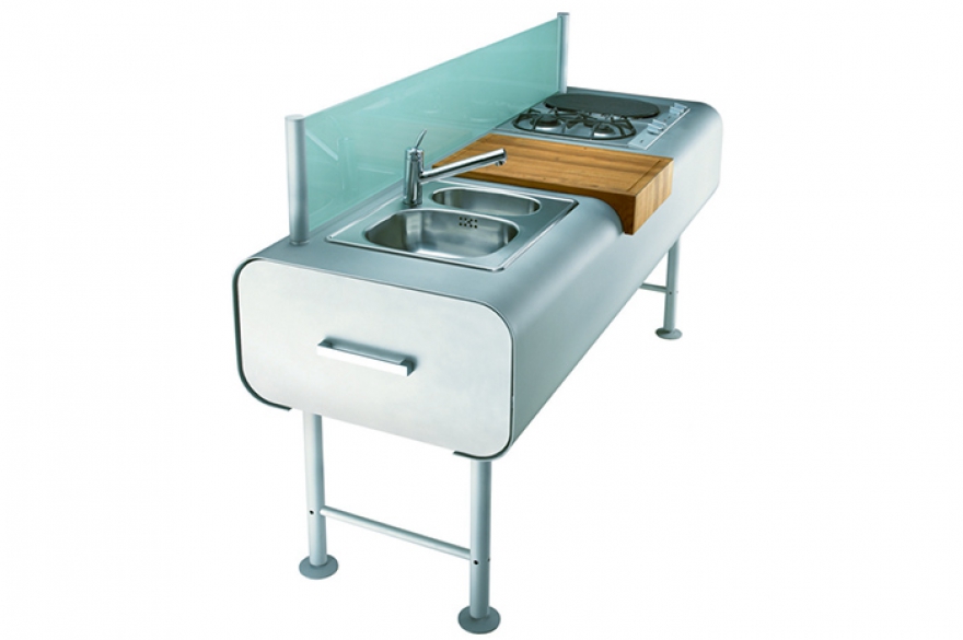 Кухонный блок из алюминиевых профилей Uni