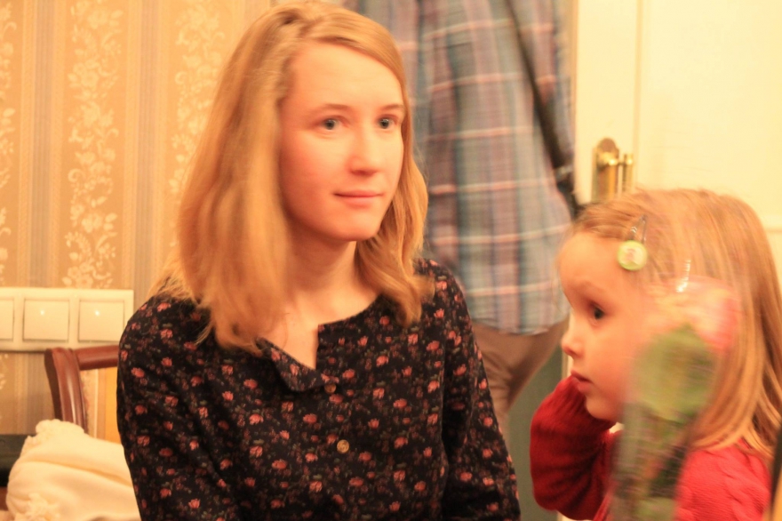 С гостями выставки