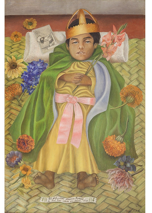 Фрида Кало Покойный Димас Росас (трех лет от роду) 1937 Мазонит, масло