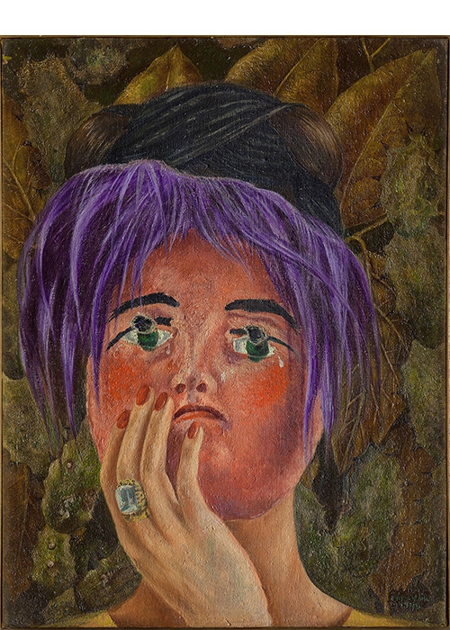 Фрида Кало Маска (безумия) 1945 Холст, масло