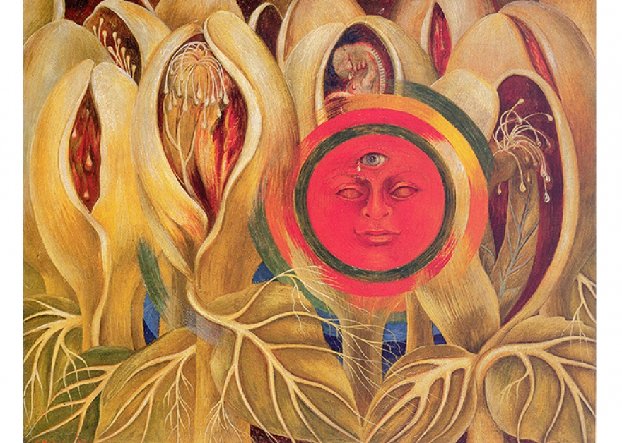 Фрида Кало Солнце и жизнь 1947 Мазонит, масло
