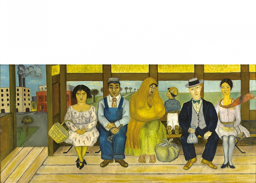 Фрида Кало Автобус 1929 Холст, масло