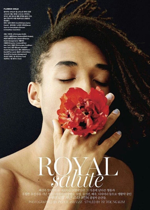 Джейден Смит (сын Уилла Смита) в съемке Vogue Korea