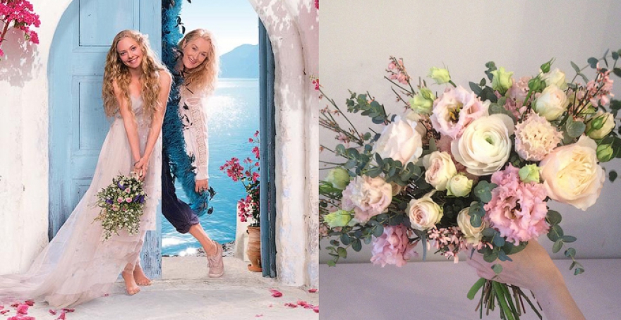 Салон необычных букетов Стоимость: 6000 руб. Собираясь в медовый месяц на Санторини, греческую тематику можно начать транслировать еще в петербургском