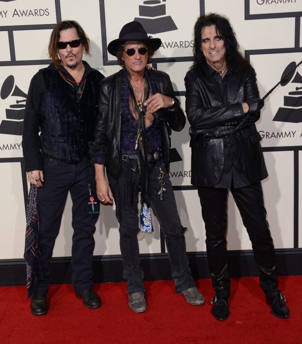 Джонни Депп, Джо Перри и Элис Купер