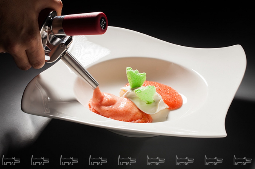 Крем-кейк с томатами и ванилью