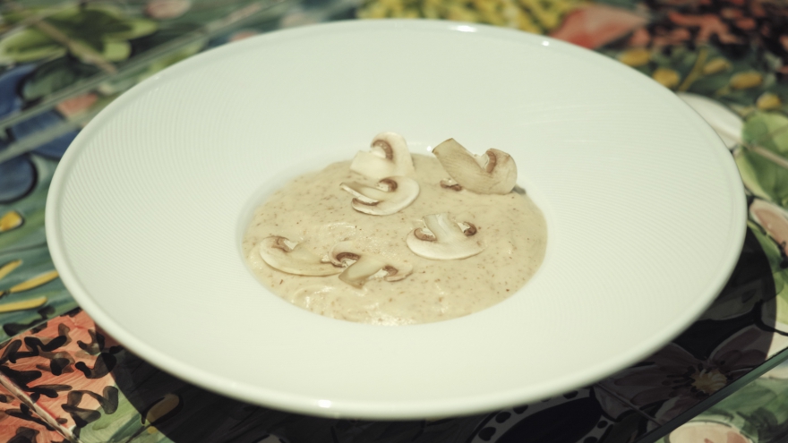 Контрастная гречневая каша в грибами