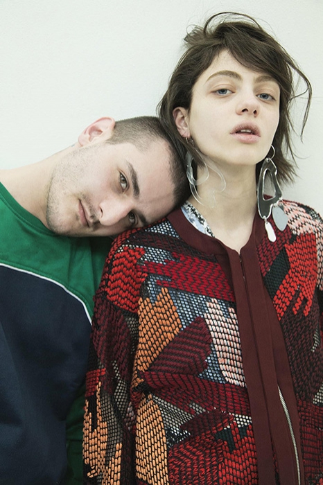 Модельер Ладо Бокучава с моделью