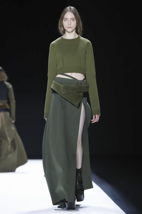 Юля Павлова на шоу Vera Wang