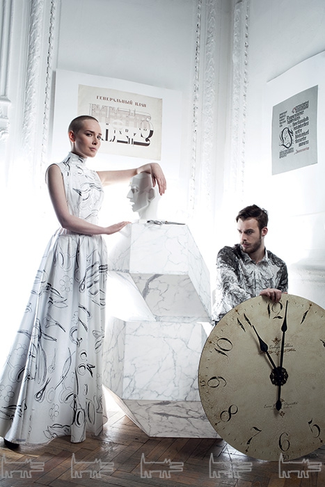 На Валерии платье WHITE by Parfionova