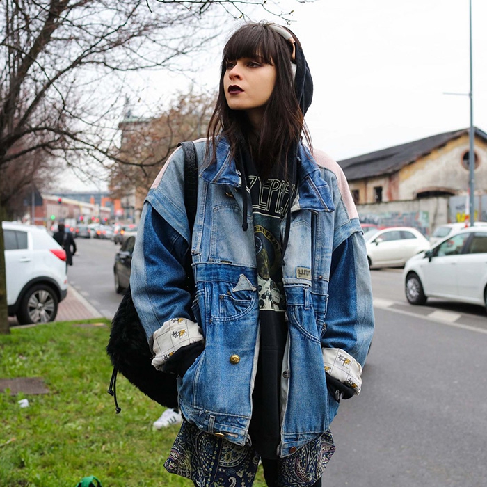 Стритстайл с Milan Fashion Week, f/w 2016