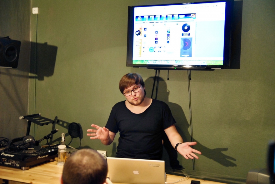 Sasha Kaktus на мастер-классе образовательного центра Hub