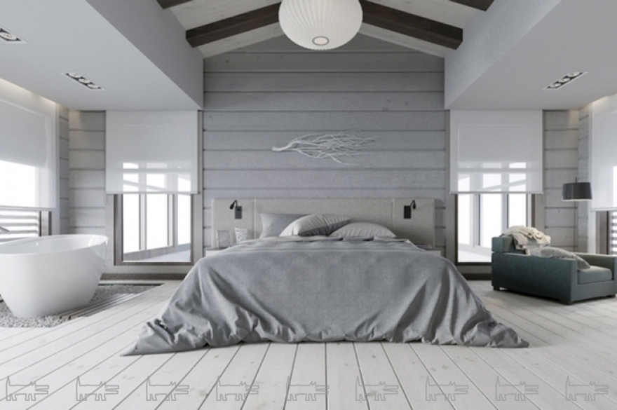 Клееный брус не нуждается в дополнительной отделке: прост, поэтому красив.