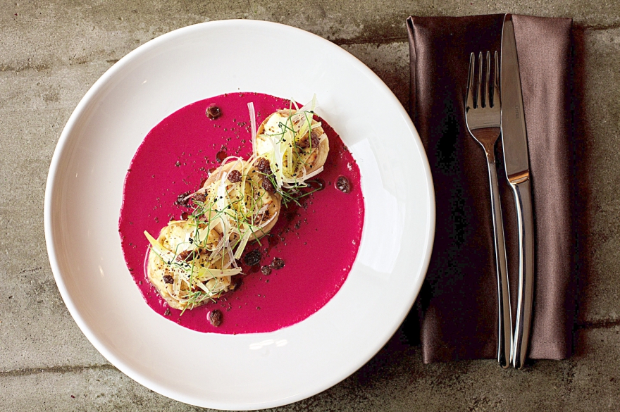 Запеченный луковицы с адыгейским сыром