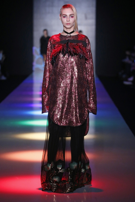 Показ петербургского бренда Saint-Tokyo на Mercedes-Benz Fashion Week Russia