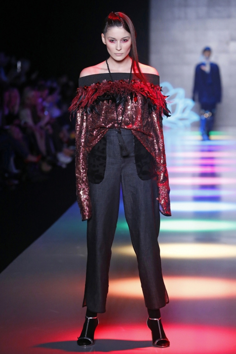 Показ петербургского бренда Saint-Tokyo на Mercedes-Benz Fashion Week Russia