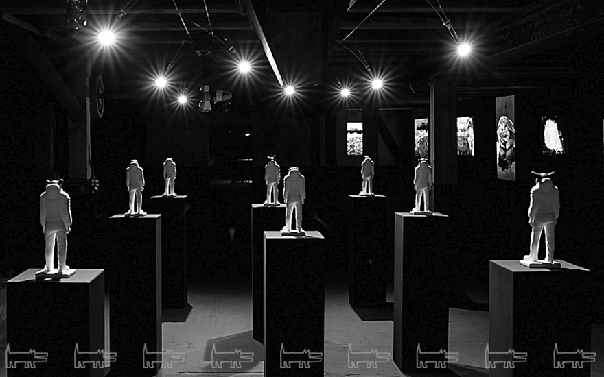 Проект «Первый отряд» на выставке Kosmos Seven в Порнбахе, Германия, 2015 год (фото Юрия Пальмина).