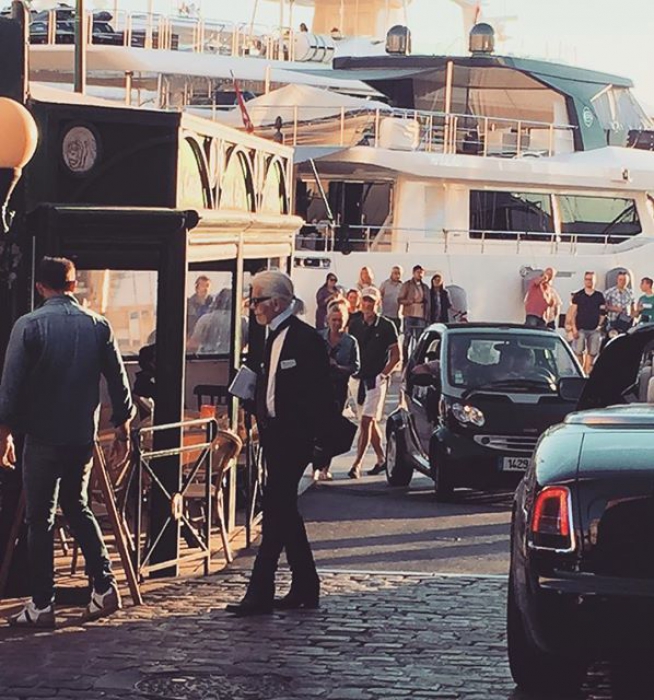 Карл Лагерфельд (фото Александра Сергеенко)