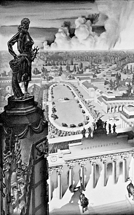 Рисунки Алексея Резвого, осмысляющего эстетику ВДНХ, станут частью экспозиции V.D.N.H. Urban Phenomenon в павильоне России на Биеннале архитектуры в