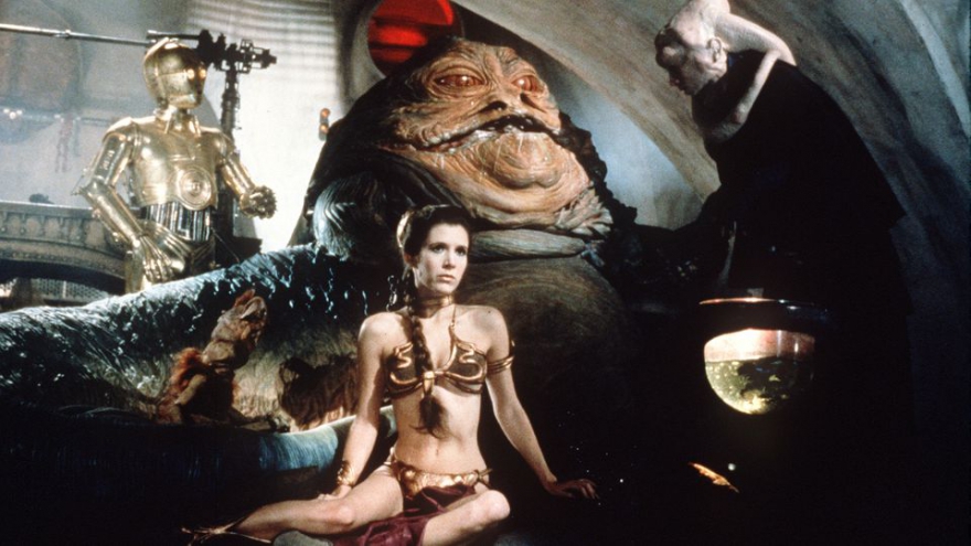 Кэрри Фишер в роли принцессы Леи, 1983 год