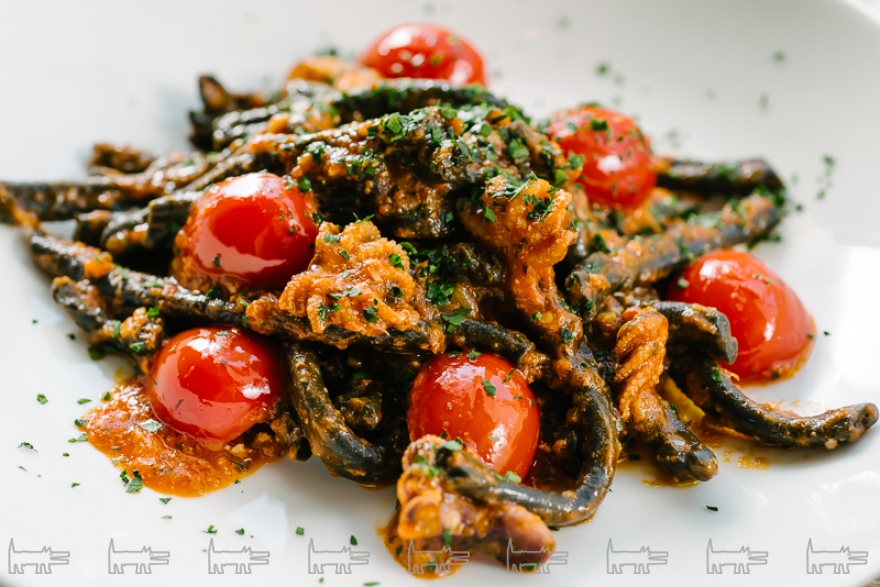 Казереччи с морепродуктами