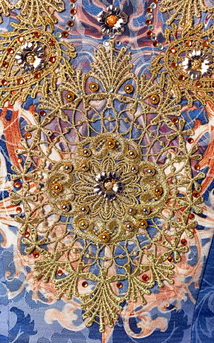 Костюм из коллекции Prêt-à-Porter de Luxe Осень-Зима 2015-2016 «Ноктюрн»