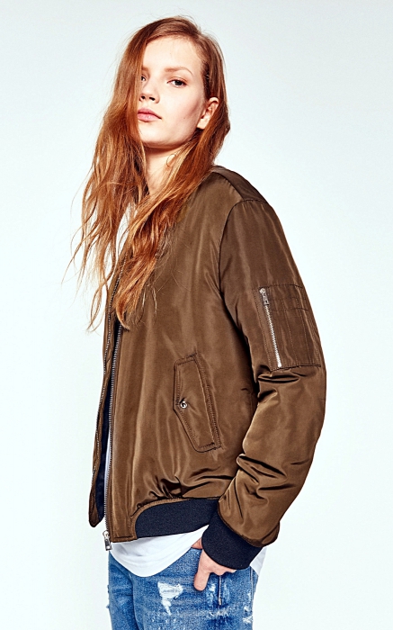 НЕТ: зеленый бомбер