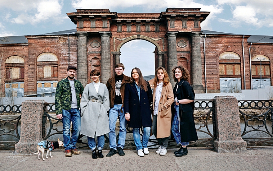 Команда «Новой Голландии»: Иван Герц, Наталия Фролова, Алексей Русанов, Роксана Шатуновская, Наталия Святогор и Виктория Рыскина