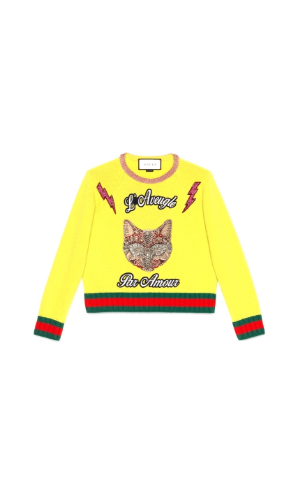 Свитер из преосенней коллекции Gucci, 134 000 руб. (ДЛТ)