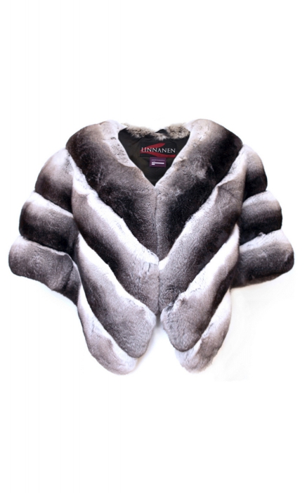 Манто из меха шиншиллы Бренд Linnanen Цена с учетом скидки 30% - 203 000 p. Аукционный дом Kopenhagen Fur