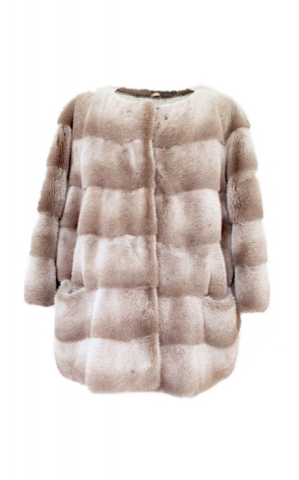 Меховое пальто из норки оттенка Бренд SkinnWille Цена с учетом скидки 30% - 192 500 p. Аукционный дом Saga Furs