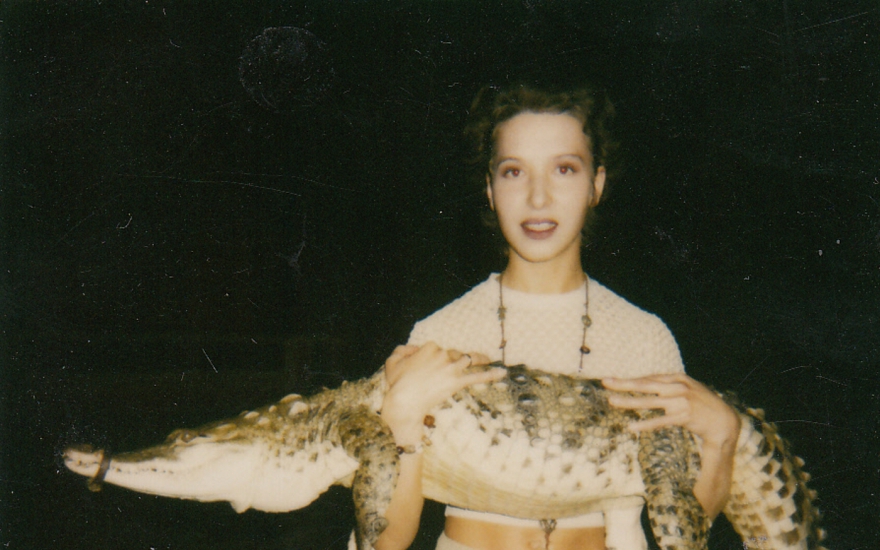 Анжелика и ручной крокодил